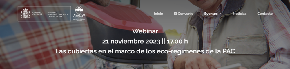  Webinar - LAS CUBIERTAS EN EL MARCO DE LOS ECO-REGÍMENES DE LA PAC